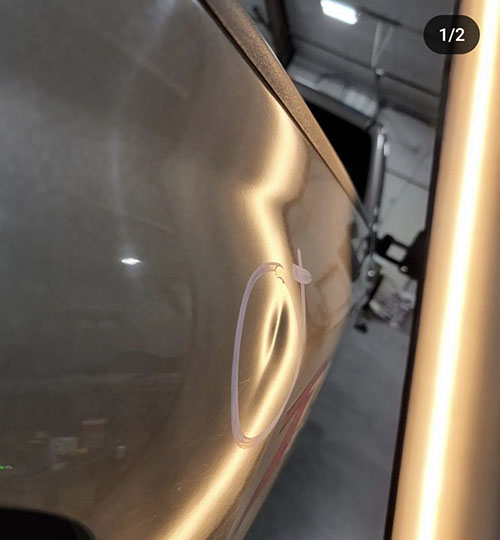 Paintless dent repair